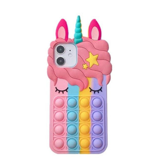 Unicorn Rainbow Pop It iPhone Case